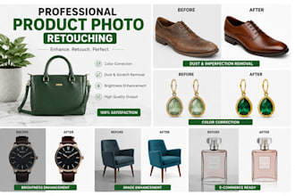 professionally retouch and enhance your product photos