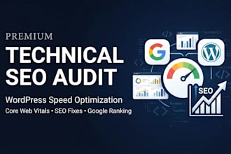 do complete technical SEO audit and fix wordpress issues