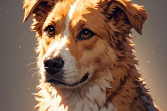 paint stunning pet portrait