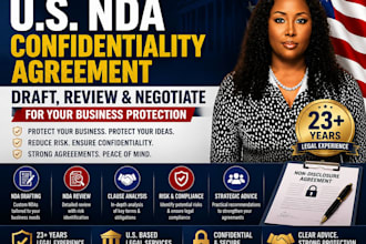 draft and review us nda confidentiality agreements for your business
