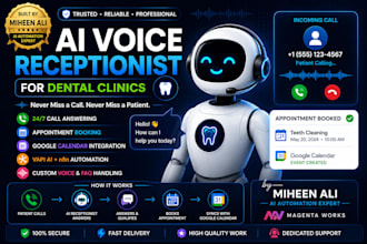 build an ai voice receptionist for dental clinics