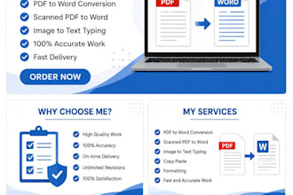 convert pdf to work accurately and professional