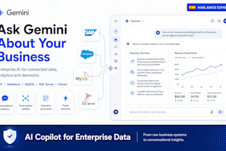 connect CRM erp databases to bigquery and gemini ai