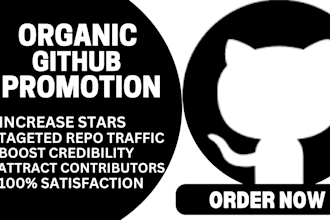 do github promotion to gain stars fork repo traffic gitgub marketing github