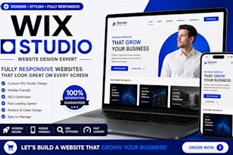 design or transfer wix harmony, wix studio website, redsign, seo, wix store wix