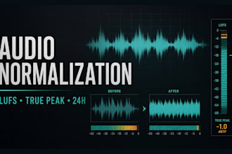 professionally normalize your audio loudness