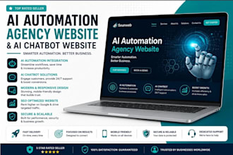 design ai website, ai agency website, ai chatbot website
