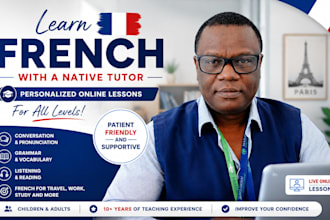 teach personalized online french lessons for all levels