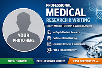 help with medical research and professional medical writing