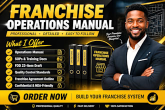 create franchise operations manual and disclosure document