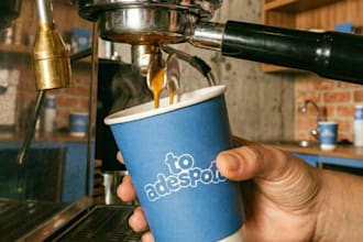 design a full brand identity for your café, bar or restaurant