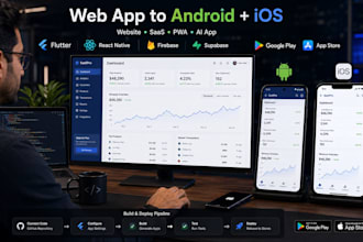 convert your website web app or ai app to android and ios mobile app