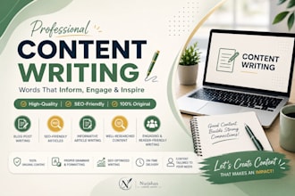 write SEO health and wellness articles that rank on google