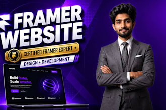 design and develop a modern framer website as a framer expert