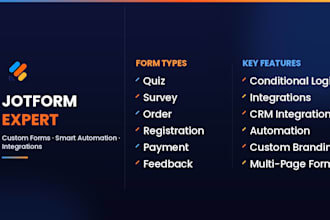 create custom jotform quizzes, surveys, order forms