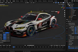 do realistic 3d vehicle rigging in blender for any use case