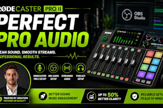 setup rodecaster pro 2 with obs for clean streaming audio