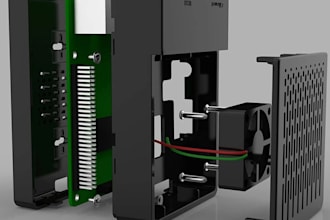 design custom enclosures, housings, device cases for pcb, sensor, or iot project