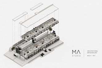 create a professional architectural bim model in revit