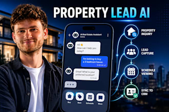 build ai real estate lead generation chatbot with follow up system