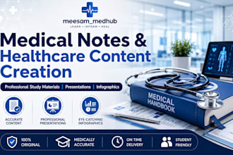 write professional medical, healthcare, nursing, and pharmacy articles
