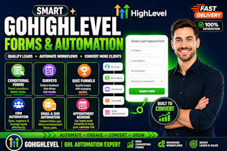 create gohighlevel ghl conditional forms surveys quizzes workflow setup