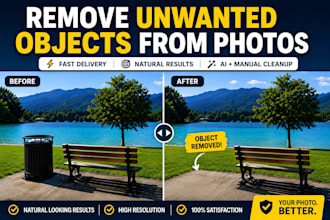 remove unwanted objects or people from your photos