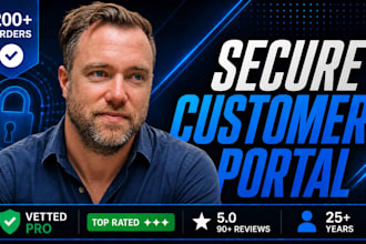 build a secure customer or client portal