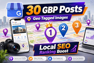 do gmb posts with geotagged images for local SEO ranking