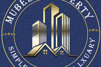 design clean badge, circle,  emblem logo for you