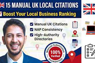 do 15 manual UK local citations for your UK business