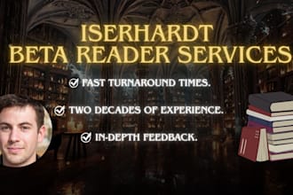 beta read, provide feedback, and critique your writing