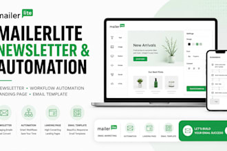mailerlite newsletter mailerlite workflow automation landing page email template