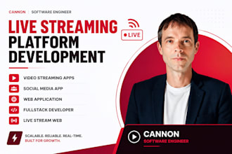 build scalable video streaming platforms, social apps and social networking apps