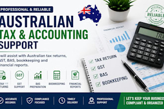do australian tax return gst bas bookkeeping and financial reports