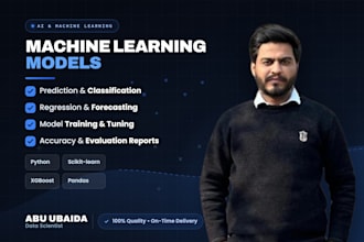 build machine learning models for prediction and classification in python