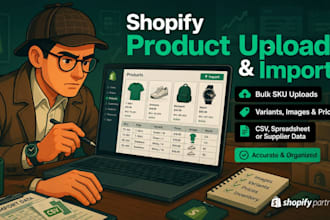 import your products into shopify with all details matching