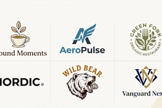 luxury, modern, custom  logo