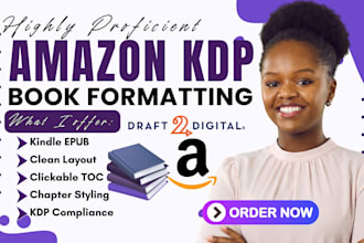 do book formatting, kdp paperback, kindle ebook formatting, print ebook design