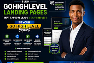 build gohighlevel landing page be your go high level expert