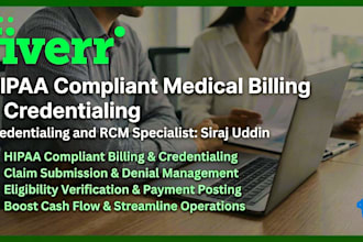 d medical billing credentialing rcm solutions and follow up