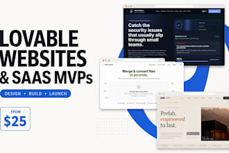 build your lovable website or saas mvp