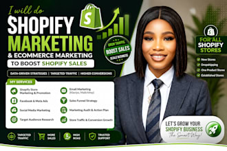 do shopify marketing and ecommerce marketing to boost shopify sales