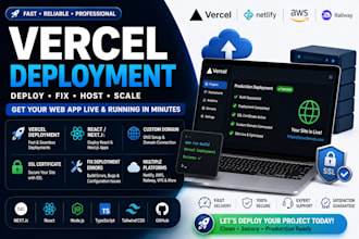 deploy react nextjs website to vercel netlify aws and fix deployment