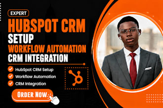 hubspot crm setup workflow automation crm integration