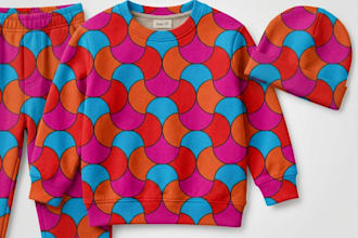 design seamless vector patterns with realistic 3d mockups