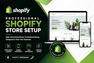 build your shopify store