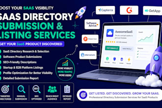 submit your saas product to software directories andoptimized listing for growth