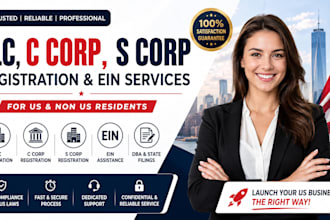 do c corp, dba fillling ein number, boi report, tax filling