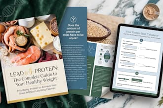 execute lead magnet design and health fitness ebook design